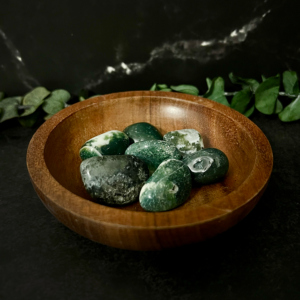 Moss Agate Crystal (Tumble)