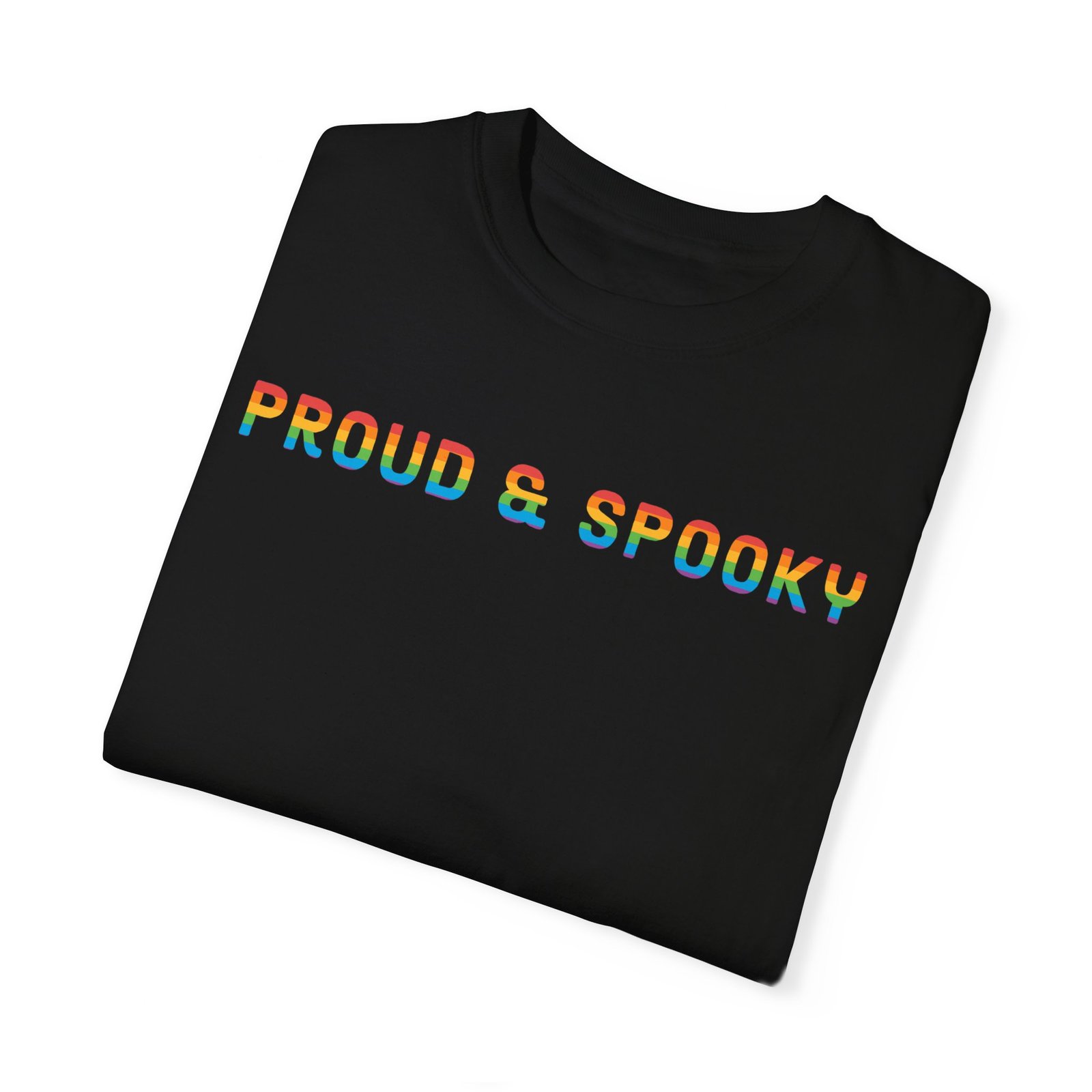Proud & Spooky | Rainbow Design | Unisex Comfort Colors T-shirt - Image 42