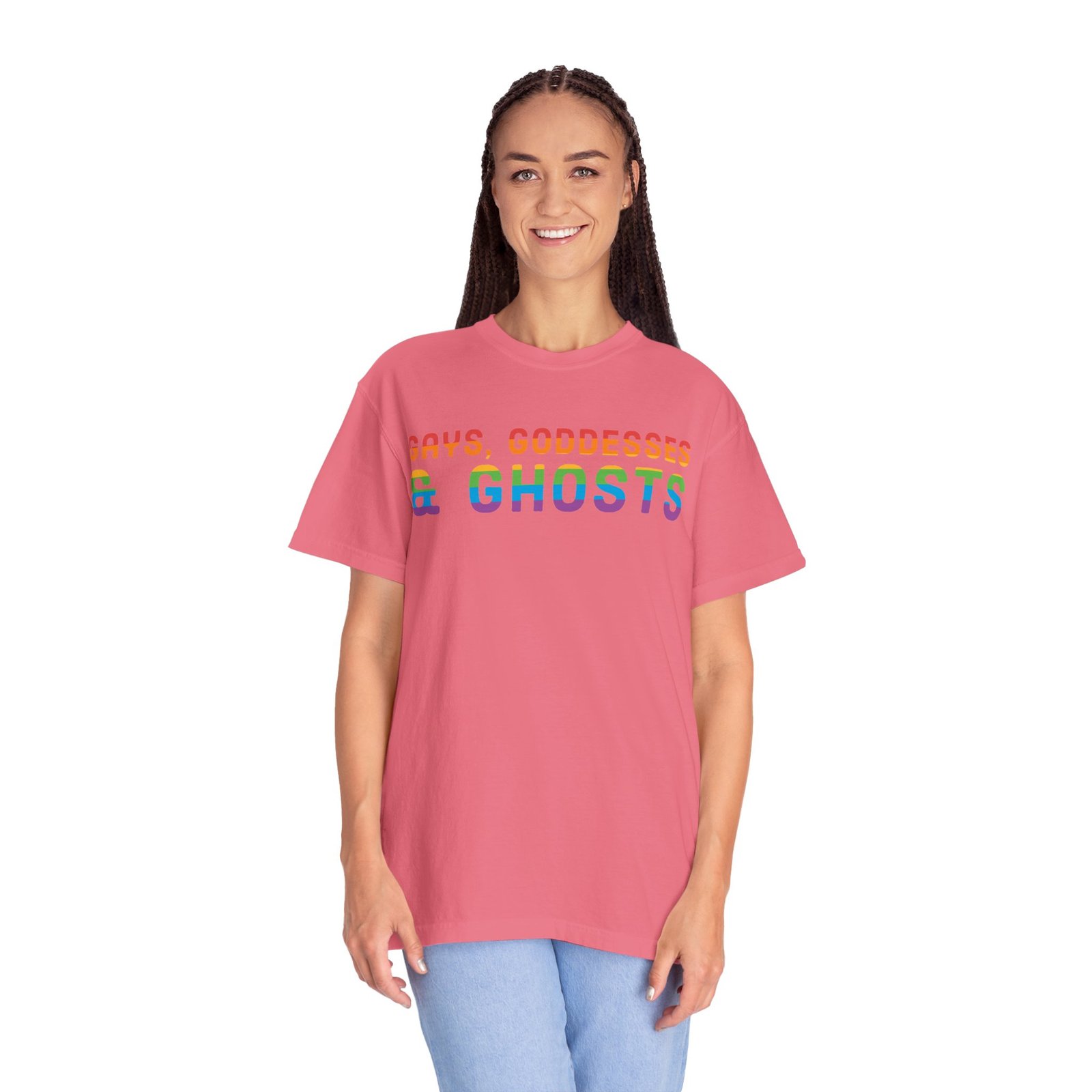 Gays, Goddesses & Ghosts | Rainbow Edition | Unisex Comfort Colors T-shirt - Image 57