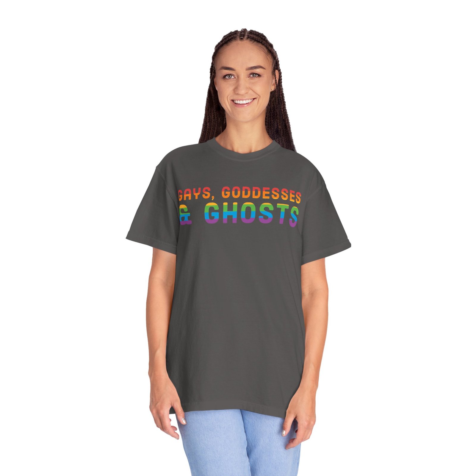 Gays, Goddesses & Ghosts | Rainbow Edition | Unisex Comfort Colors T-shirt - Image 31