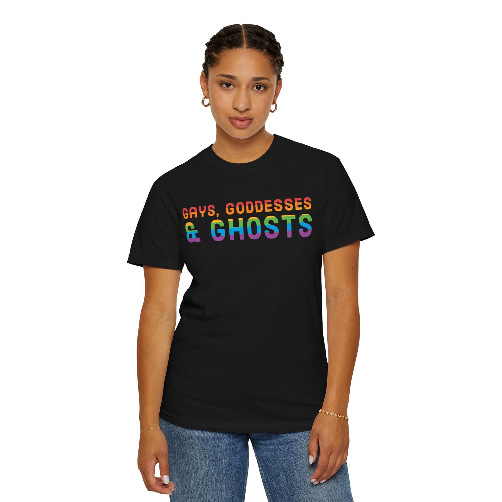 Gays, Goddesses & Ghosts | Rainbow Edition | Unisex Comfort Colors T-shirt - Image 45