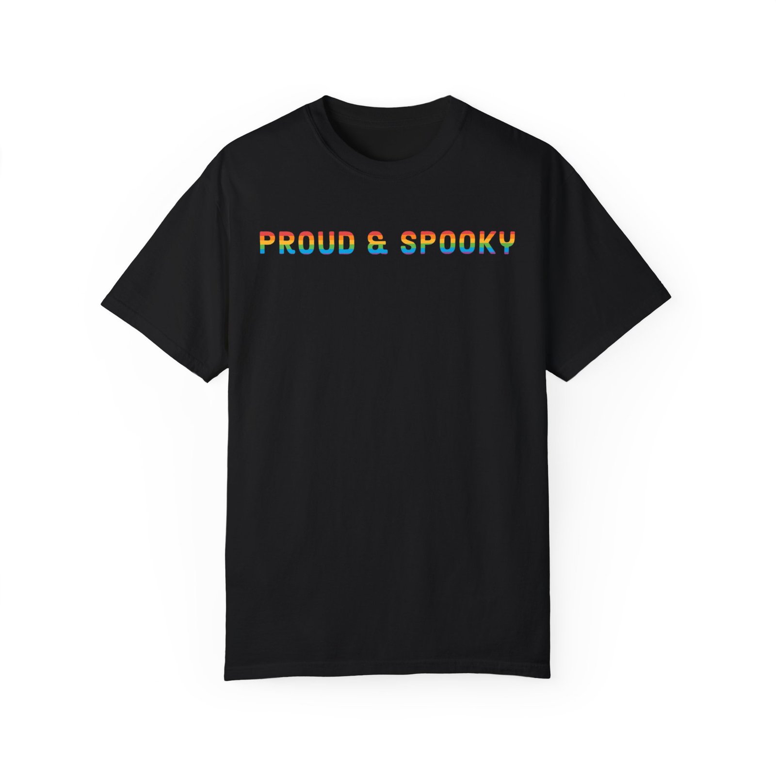 Proud & Spooky | Rainbow Design | Unisex Comfort Colors T-shirt - Image 40