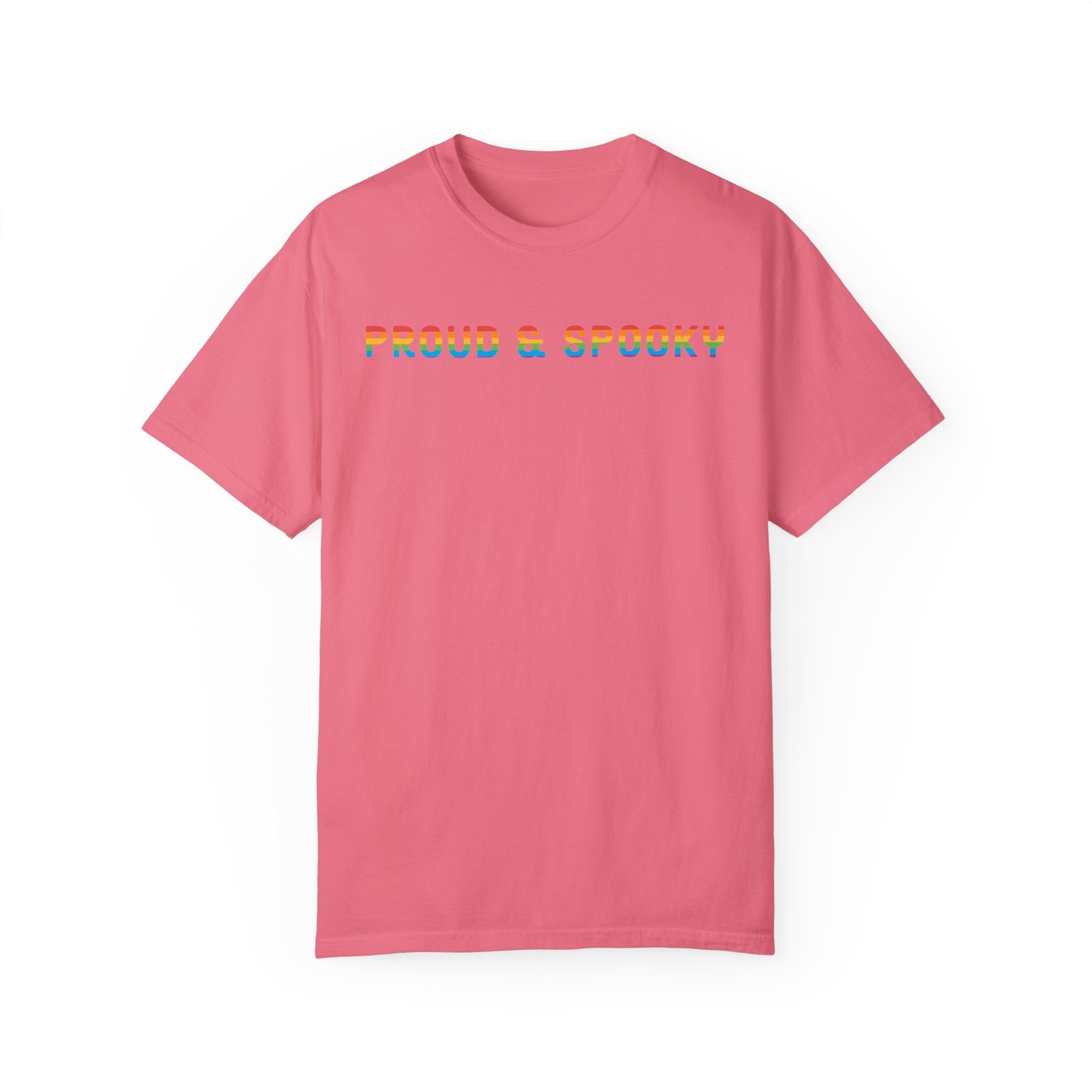 Proud & Spooky | Rainbow Design | Unisex Comfort Colors T-shirt - Image 53