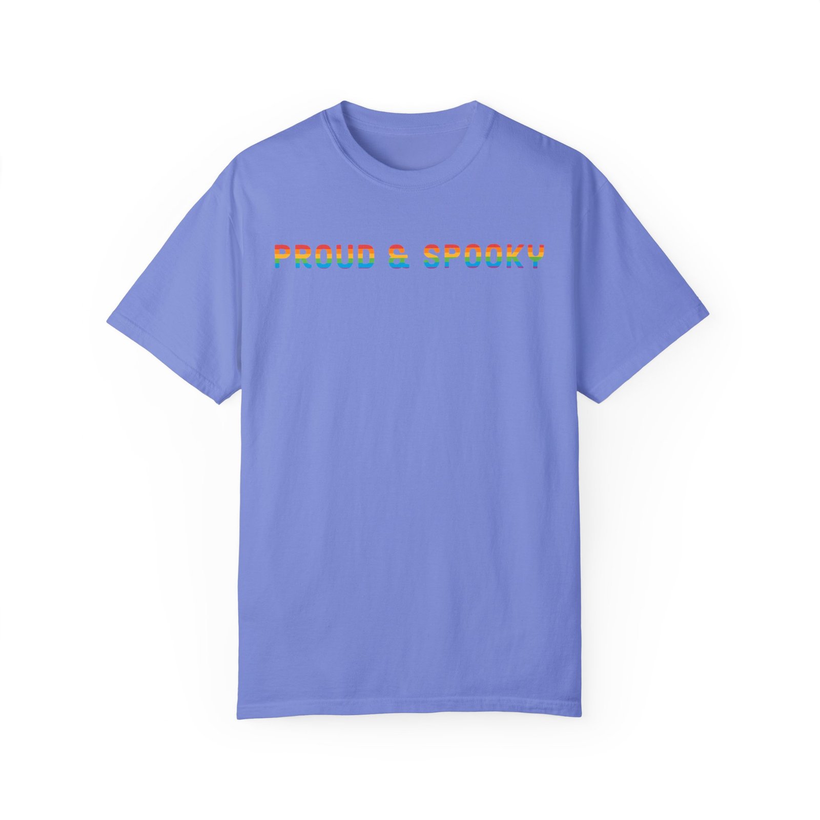 Proud & Spooky | Rainbow Design | Unisex Comfort Colors T-shirt - Image 14