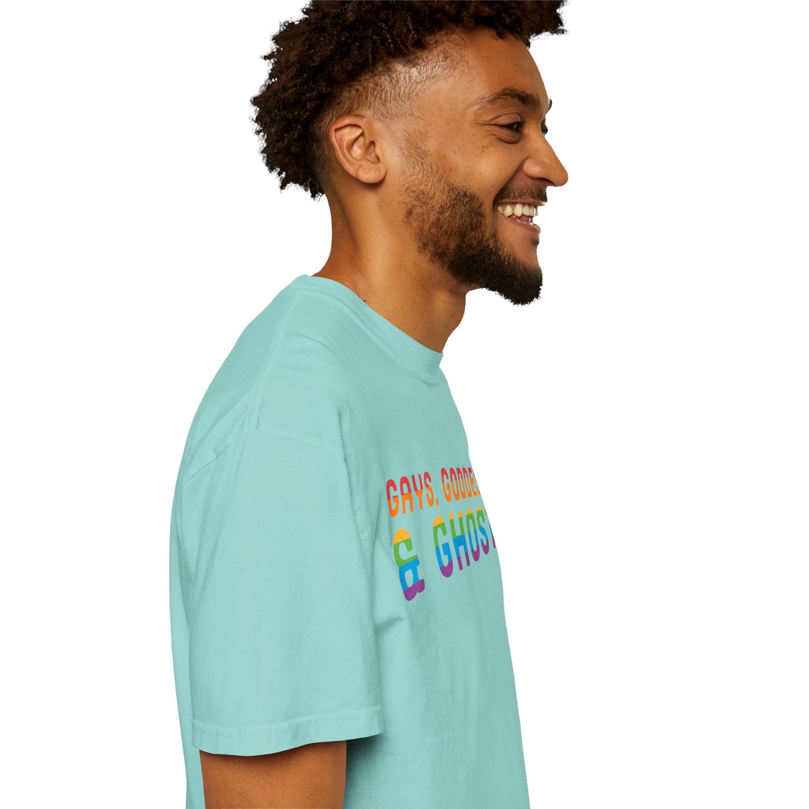Gays, Goddesses & Ghosts | Rainbow Edition | Unisex Comfort Colors T-shirt - Image 12