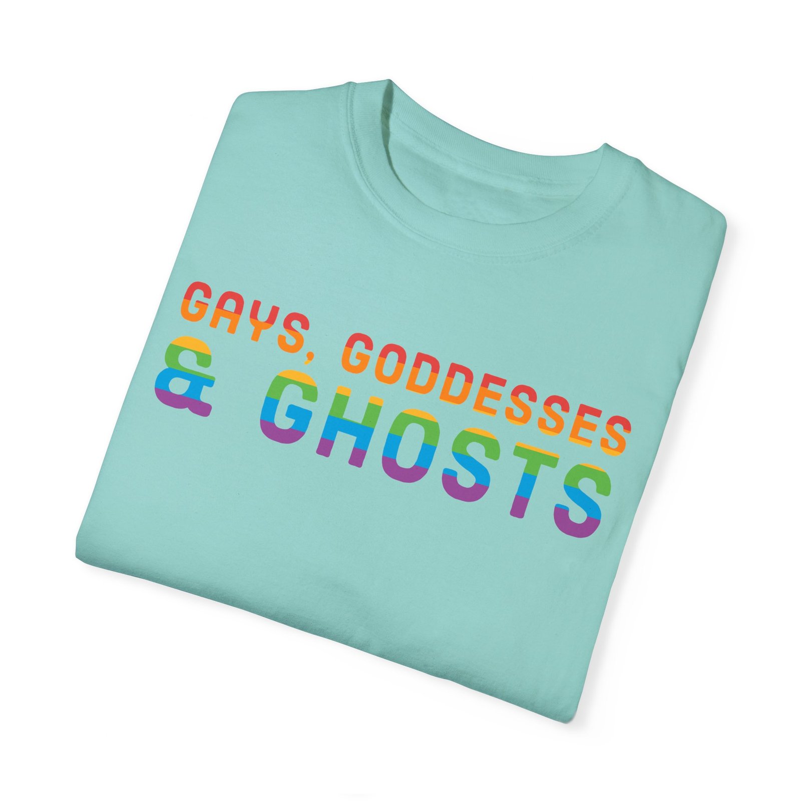 Gays, Goddesses & Ghosts | Rainbow Edition | Unisex Comfort Colors T-shirt - Image 3