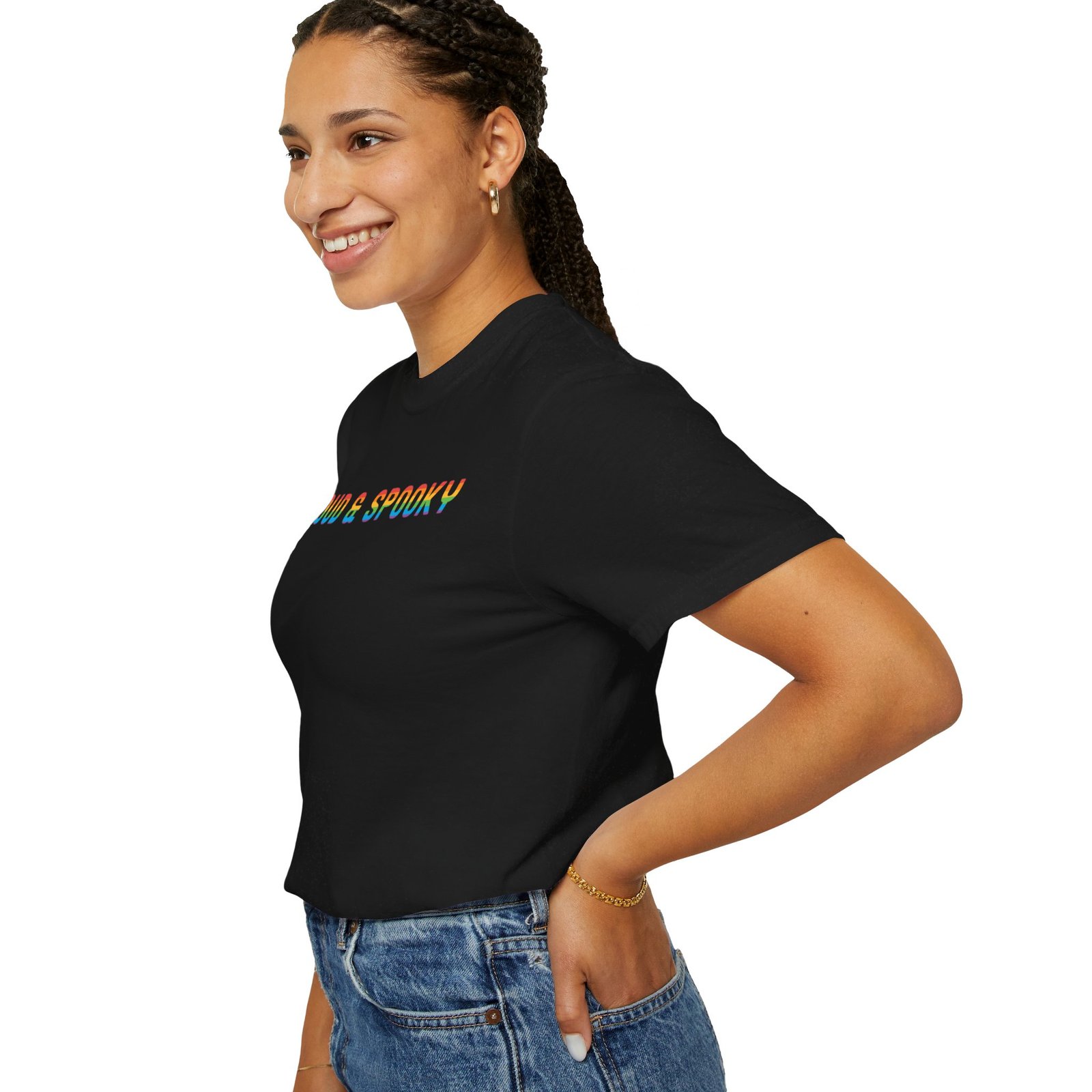 Proud & Spooky | Rainbow Design | Unisex Comfort Colors T-shirt - Image 47