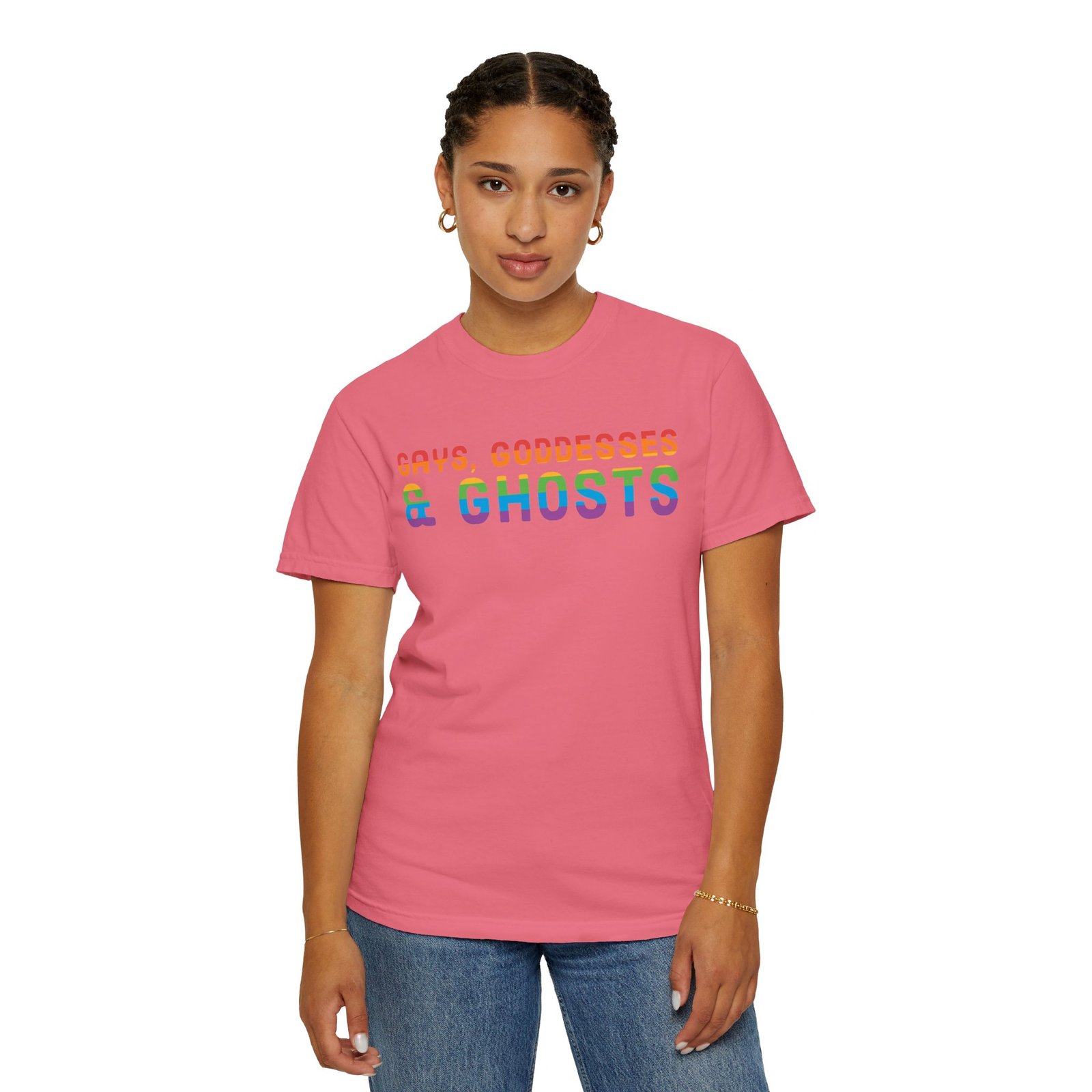 Gays, Goddesses & Ghosts | Rainbow Edition | Unisex Comfort Colors T-shirt - Image 58