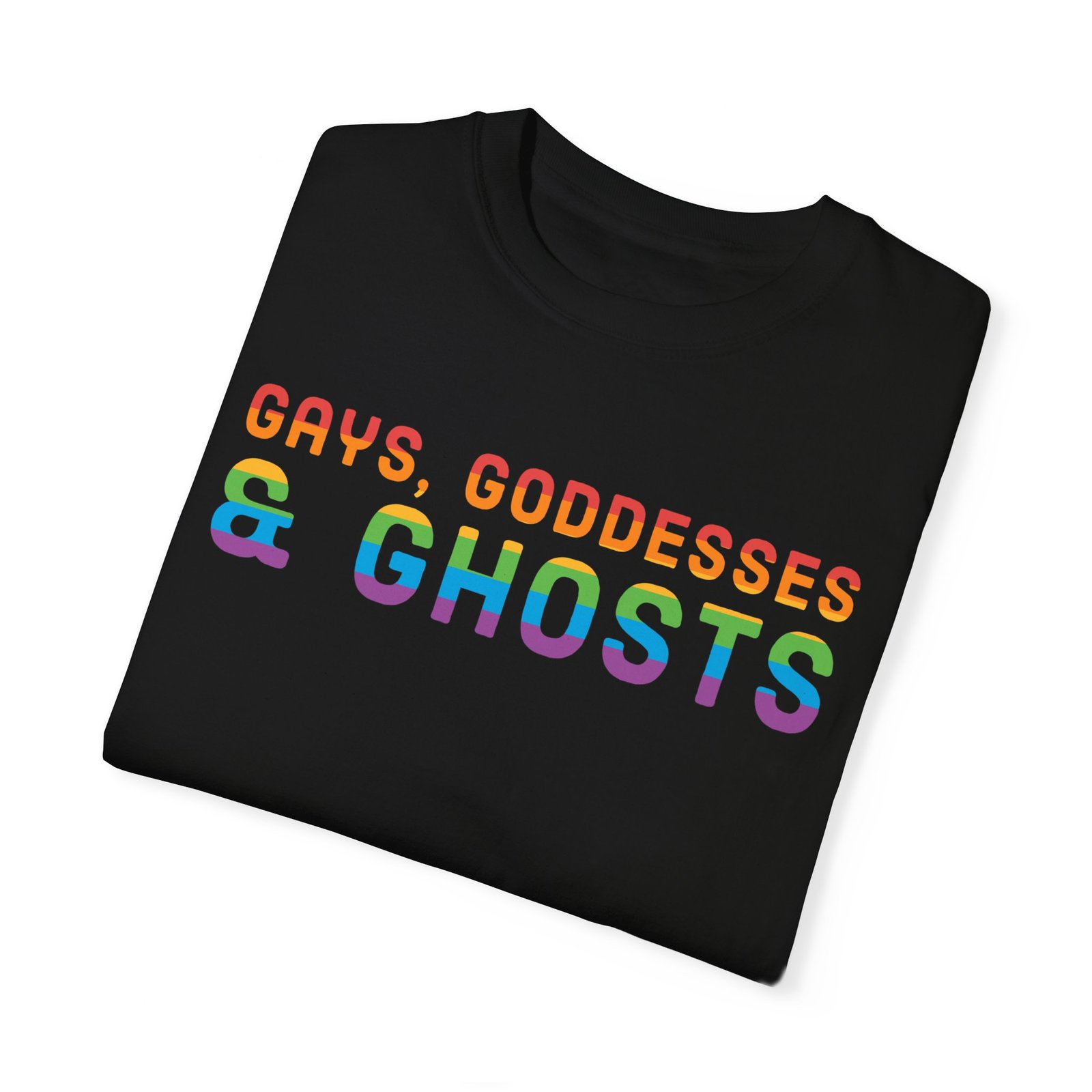 Gays, Goddesses & Ghosts | Rainbow Edition | Unisex Comfort Colors T-shirt - Image 42