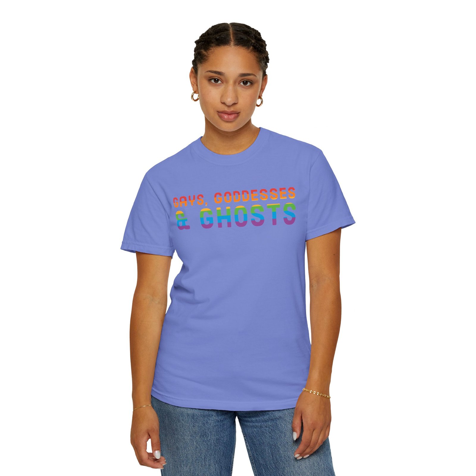 Gays, Goddesses & Ghosts | Rainbow Edition | Unisex Comfort Colors T-shirt - Image 19