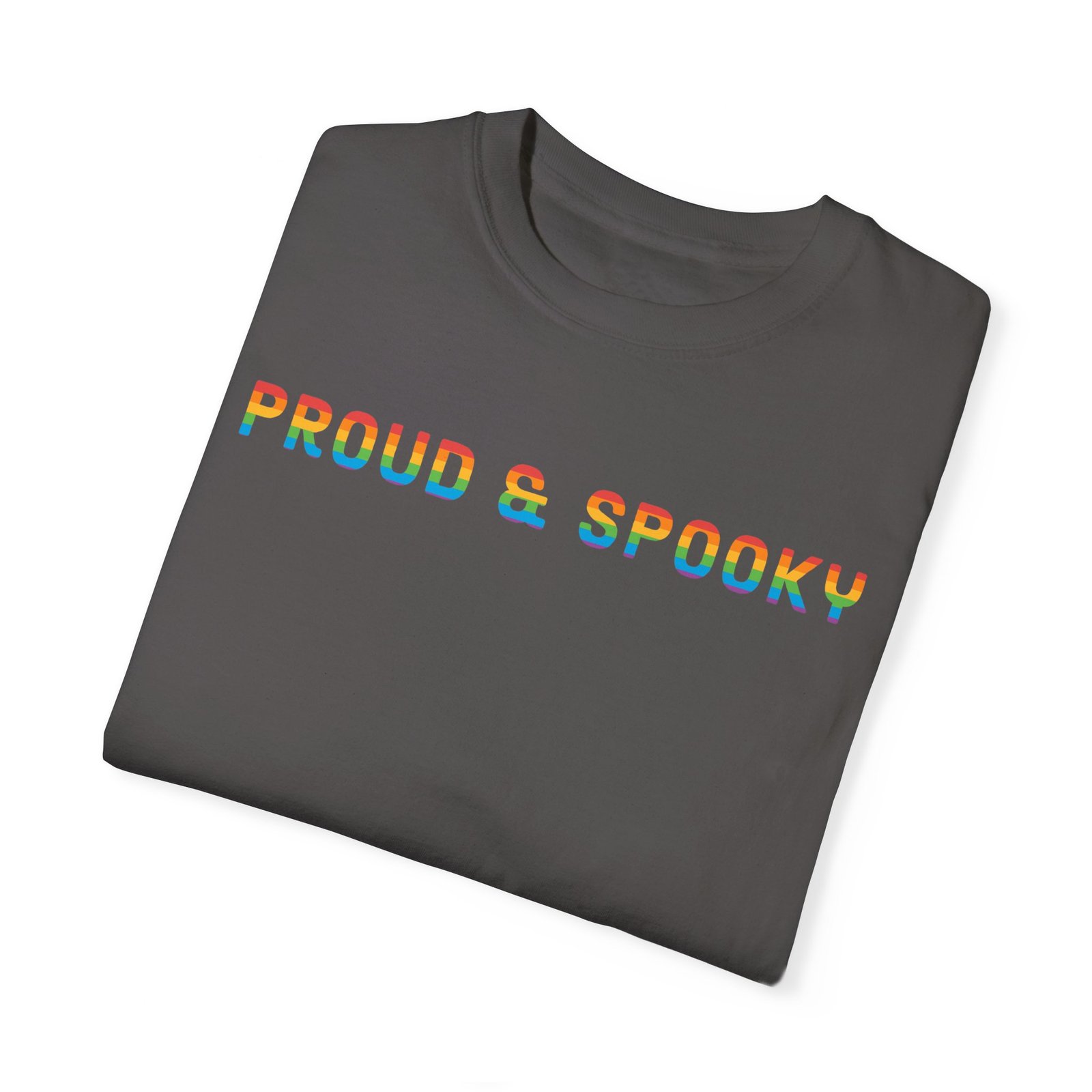 Proud & Spooky | Rainbow Design | Unisex Comfort Colors T-shirt - Image 29