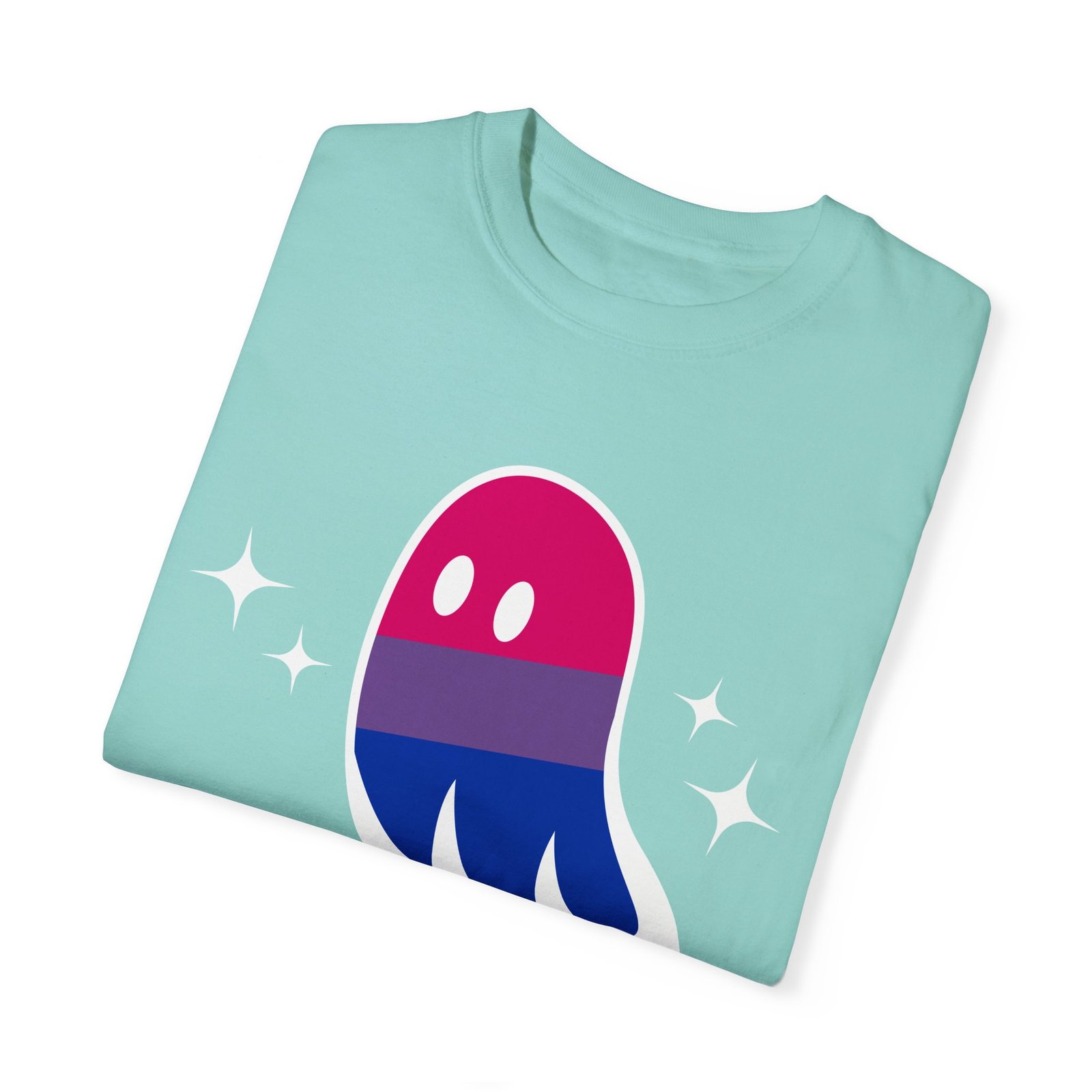 Proud Ghost | June & October Are My Favorite Months | Bi Flag | Unisex Comfort Colors T-shirt - Image 16