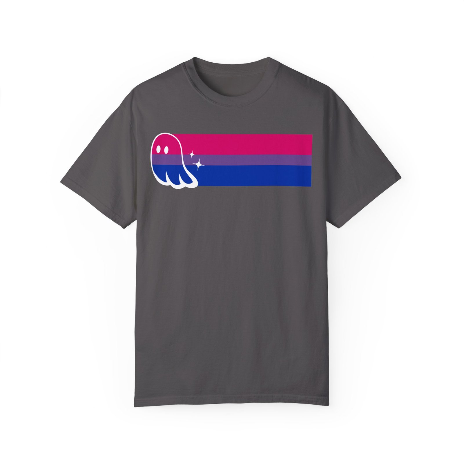 Proud Ghost | Bi Flag | Unisex Comfort Colors T-shirt - Image 40
