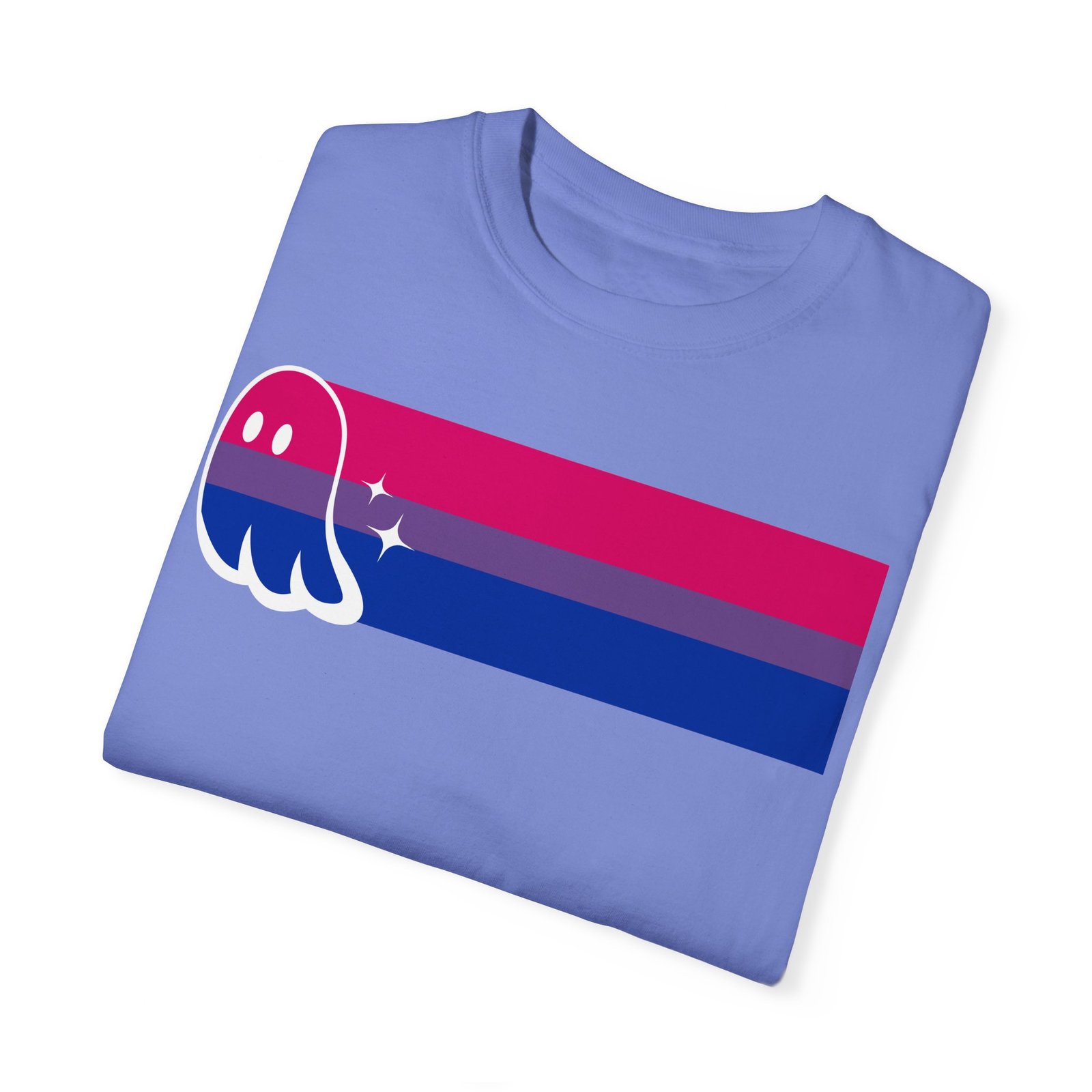 Proud Ghost | Bi Flag | Unisex Comfort Colors T-shirt - Image 29