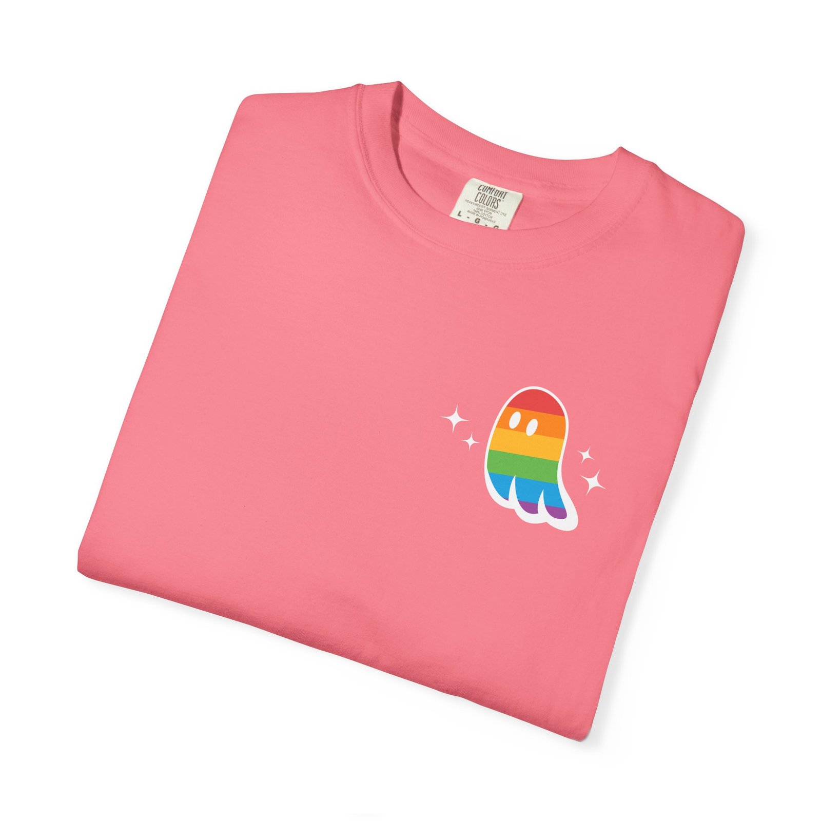 Proud Ghost | Pocket Design | Unisex Comfort Colors T-shirt - Image 19