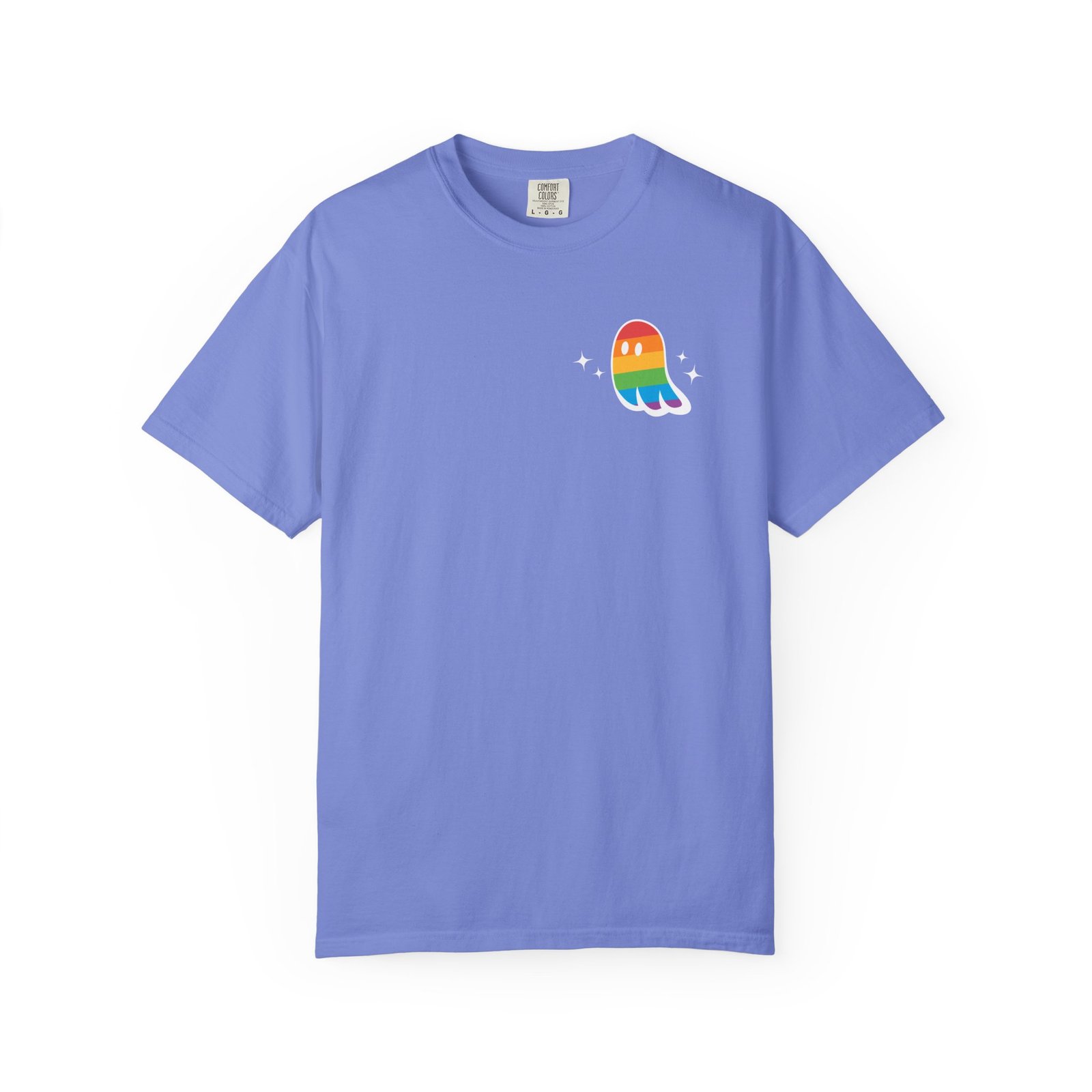 Proud Ghost | Pocket Design | Unisex Comfort Colors T-shirt - Image 9