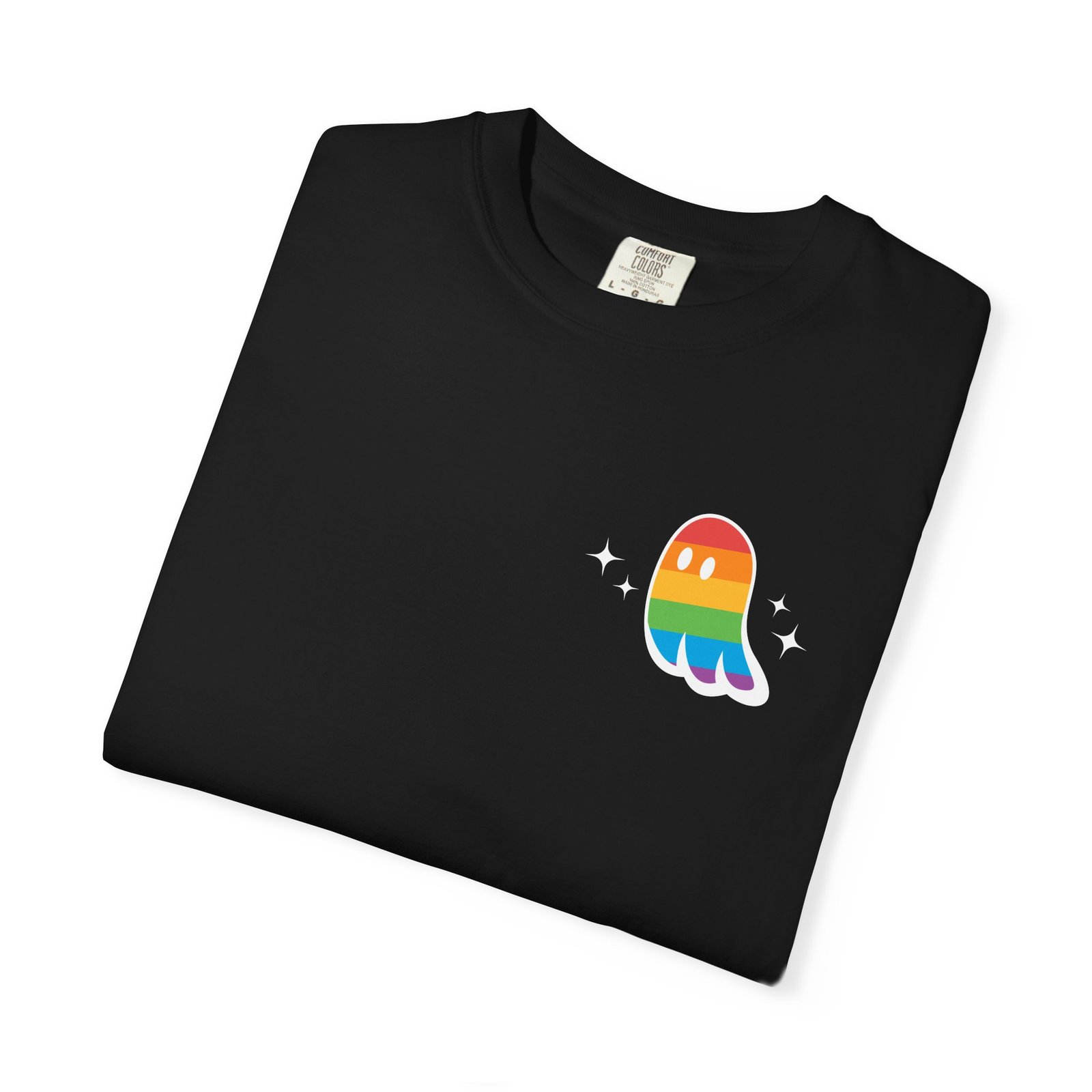 Proud Ghost | Pocket Design | Unisex Comfort Colors T-shirt - Image 3