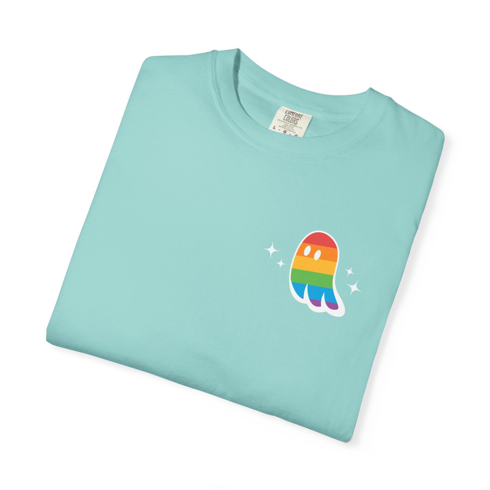 Proud Ghost | Pocket Design | Unisex Comfort Colors T-shirt - Image 7