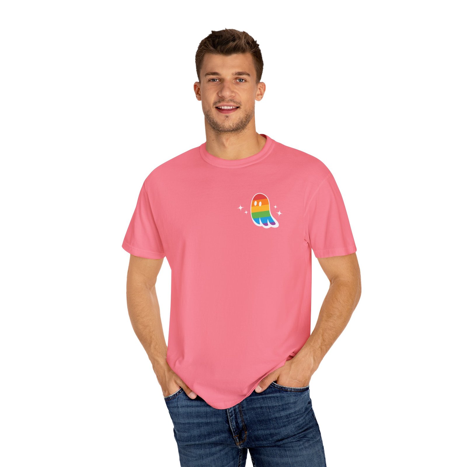 Proud Ghost | Pocket Design | Unisex Comfort Colors T-shirt - Image 20