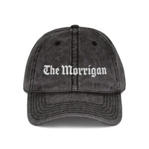 The Morrigan Embroidered Vintage Cap