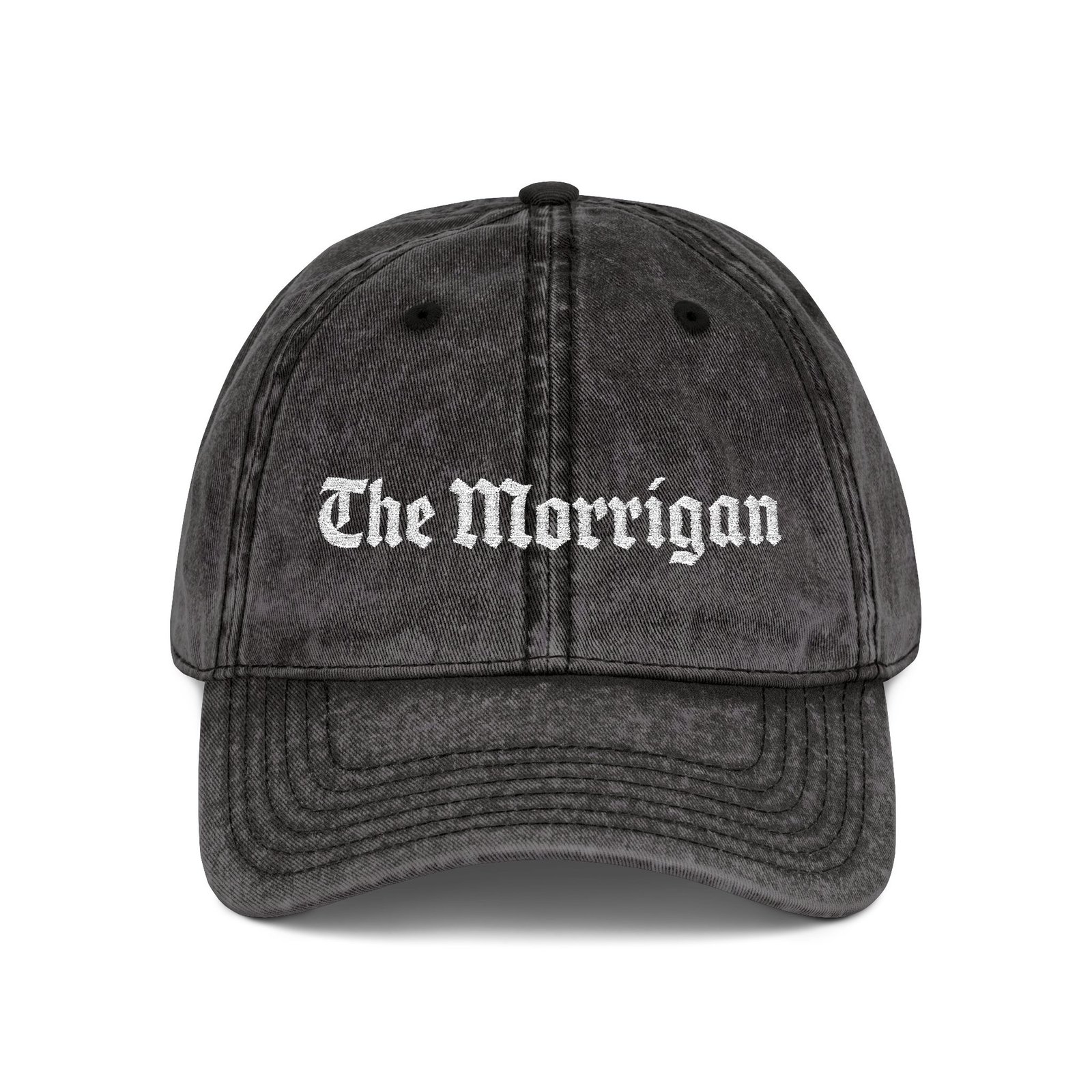 The Morrigan Embroidered Vintage Cap