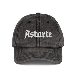 Astarte Embroidered Vintage Cap