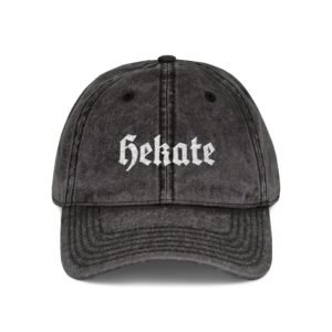 Hekate Embroidered Vintage Cap