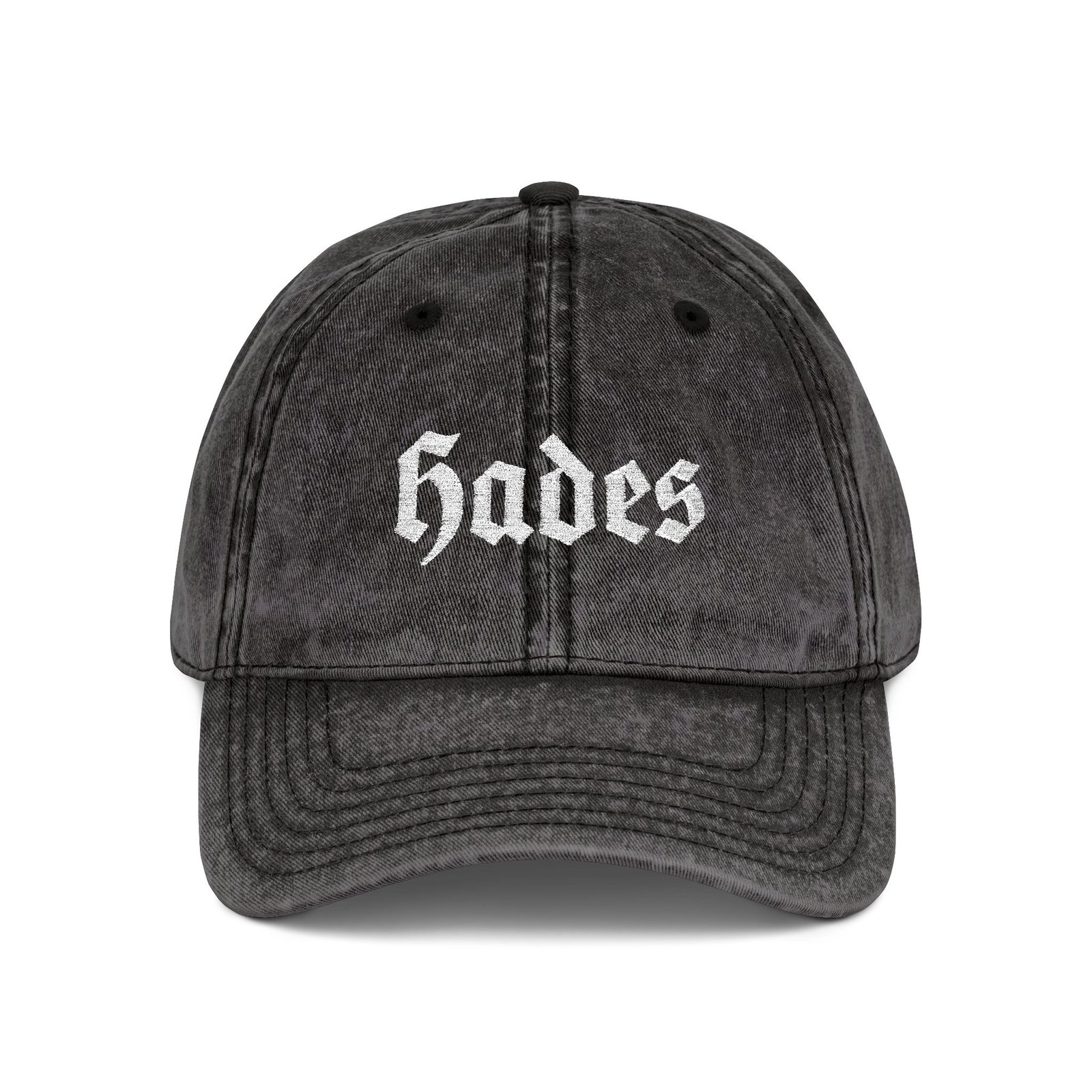 Hades Embroidered Vintage Cap