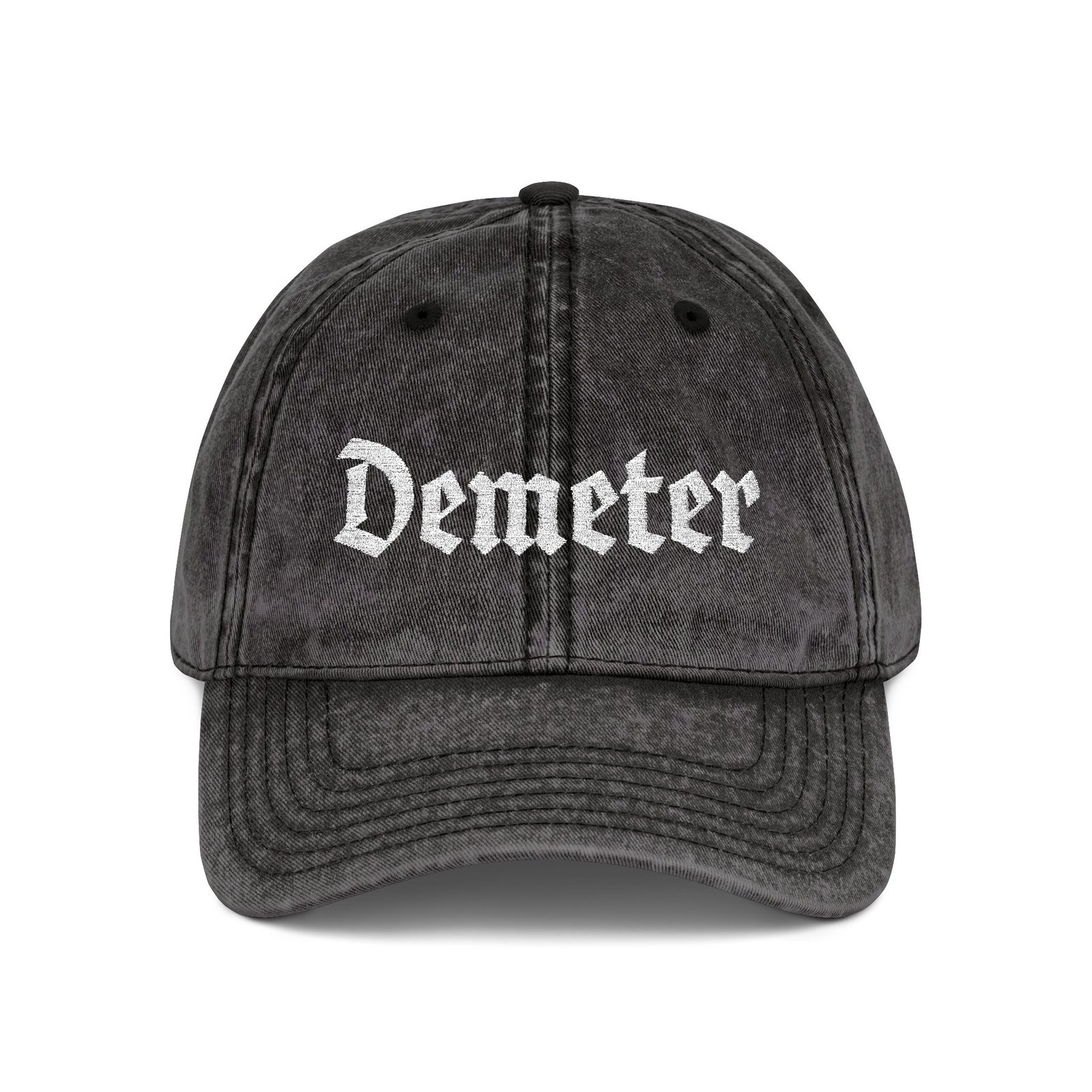 Demeter Embroidered Vintage Cap