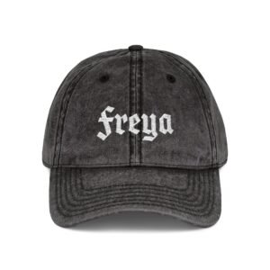 Freya Embroidered Vintage Cap