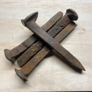 4-Pack of Rusted Railroad Spikes