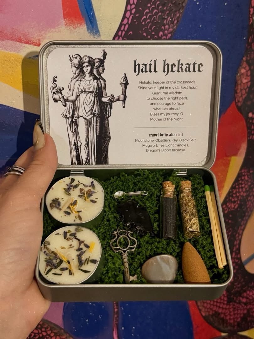 Pre-Order Tiny Travel Altar for Hekate - Image 2