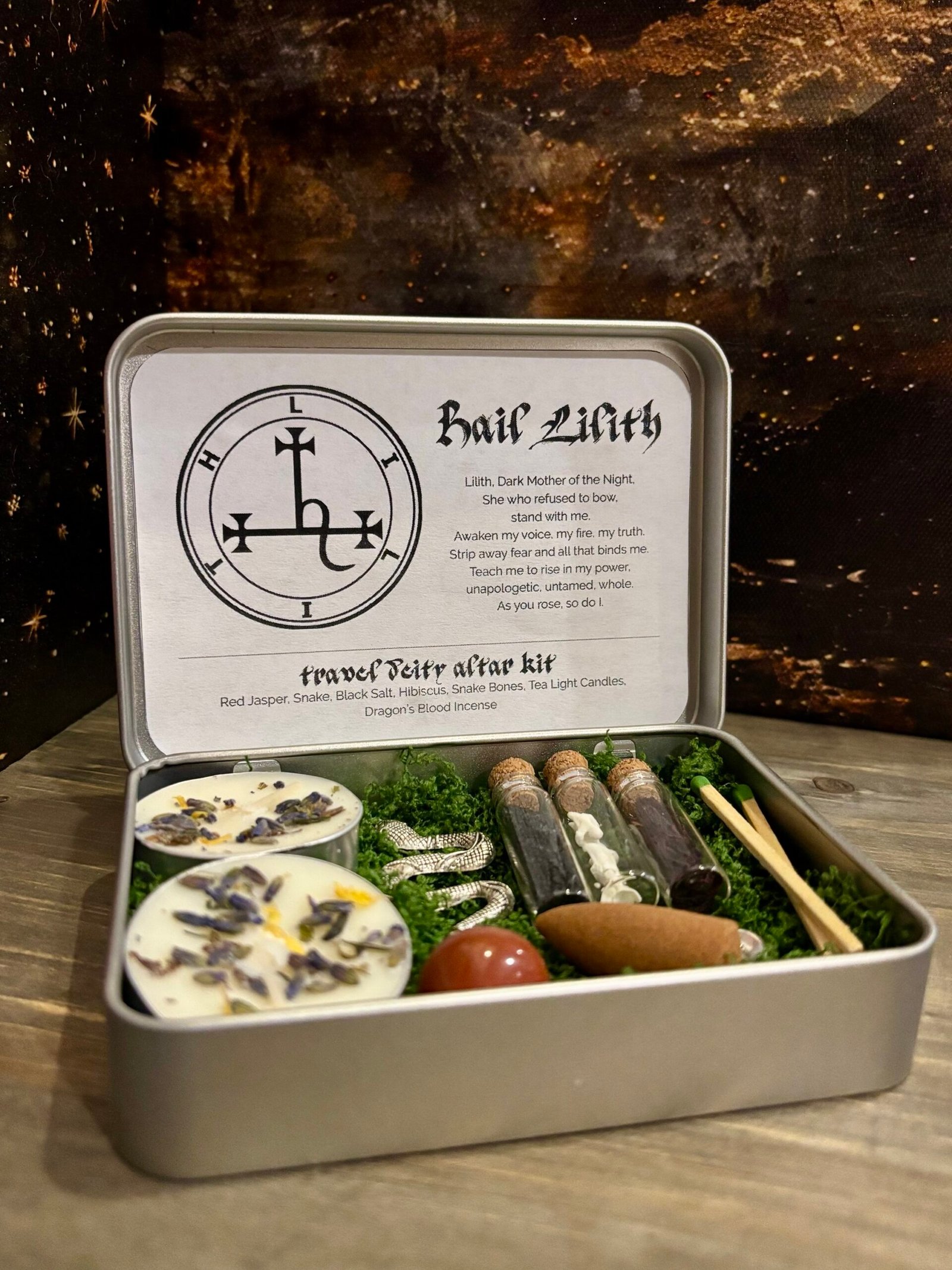 Pre-Order Tiny Travel Altar for Lilith - Image 2