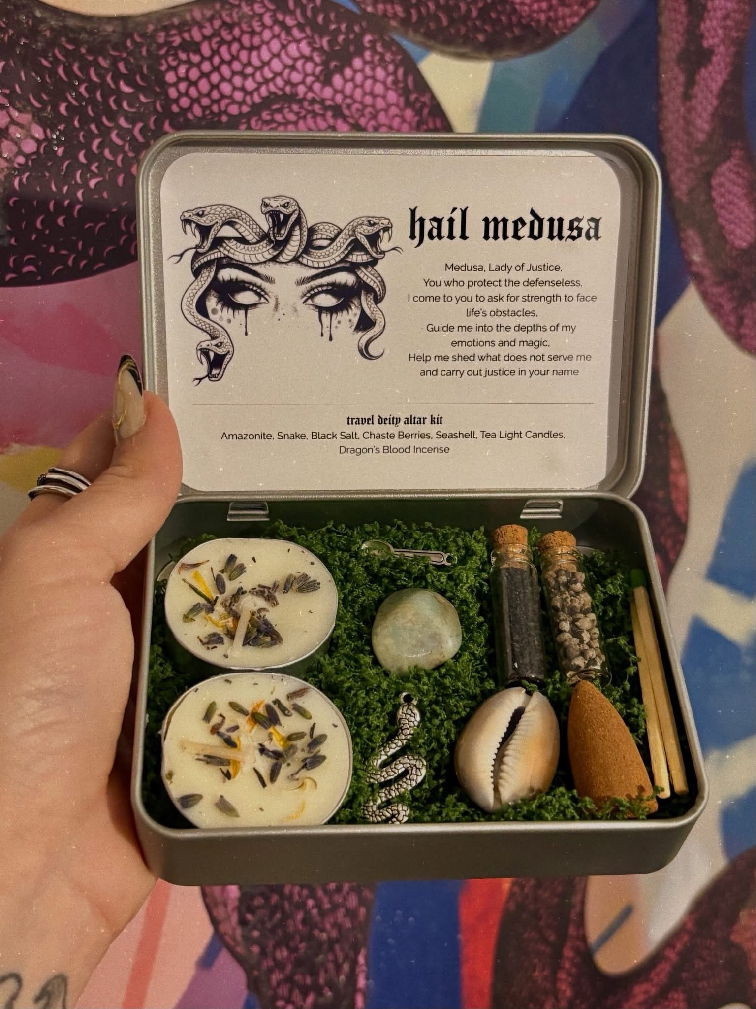 Pre-Order Tiny Travel Altar for Medusa - Image 2