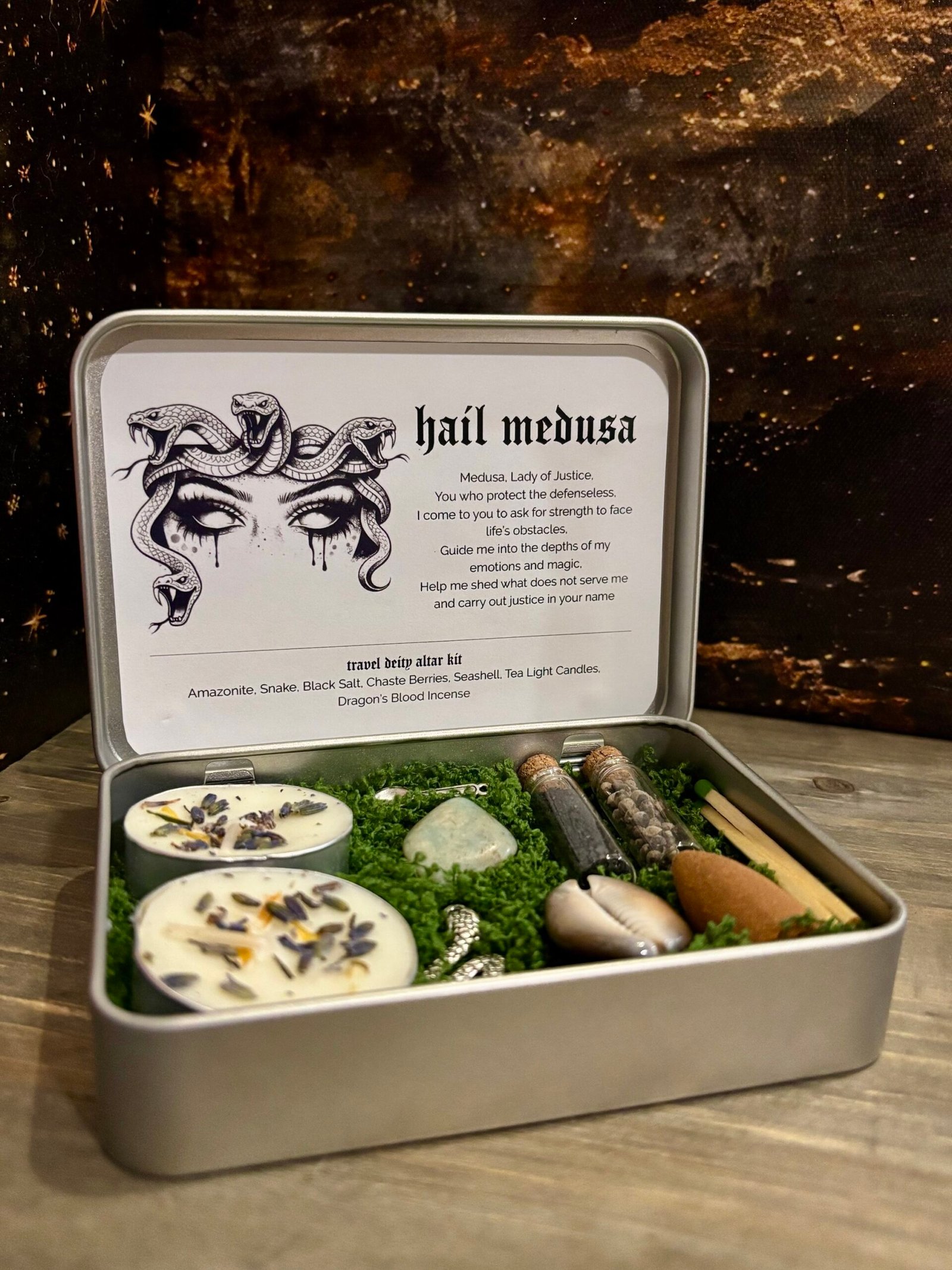 Pre-Order Tiny Travel Altar for Medusa