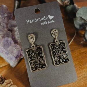 Justice Tarot Earrings